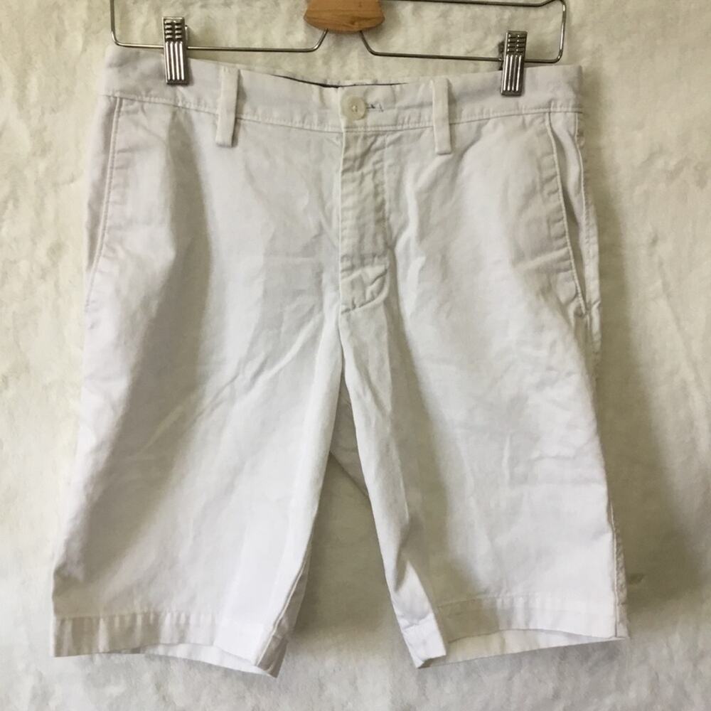 Banana Republic White Men Aiden Chino Shorts